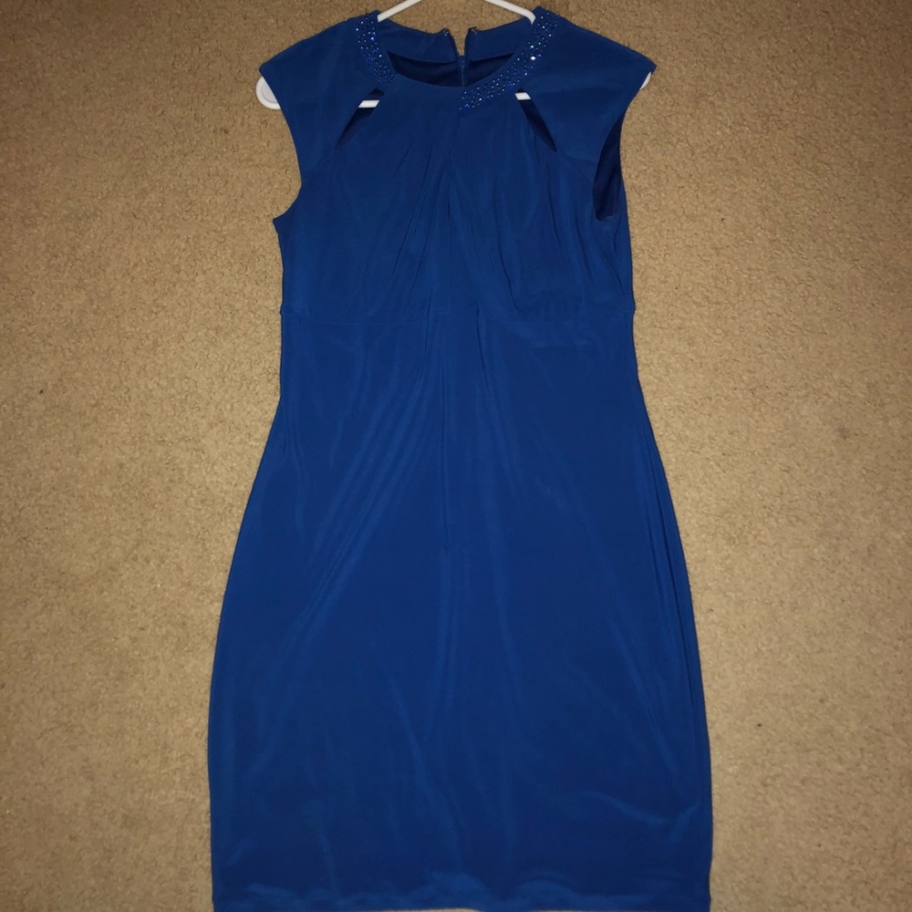 INC blue dress